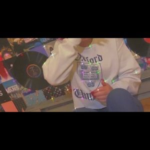 Oxford New York cropped crew neck used💕